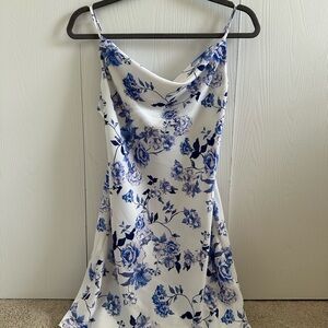 Urban Outfitters Blue and White Floral Dress